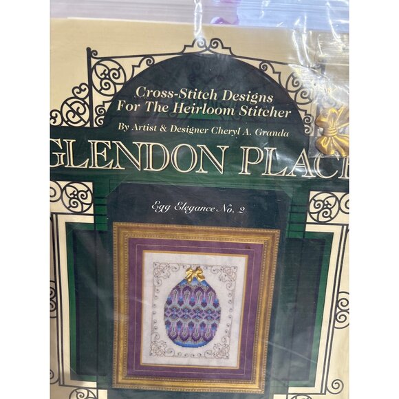 Glendon Place‎ Cross-Stitch Kit Egg Elegance No.2 By Cheryl A. Granda - Picture 2 of 3